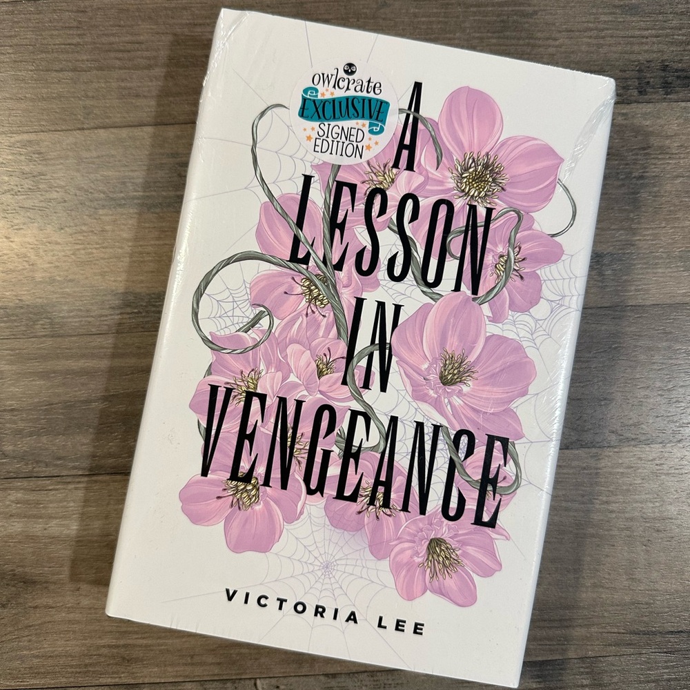 A Lesson in Vengeance Exclusive Owlcrate Signed Edition by Victoria Lee